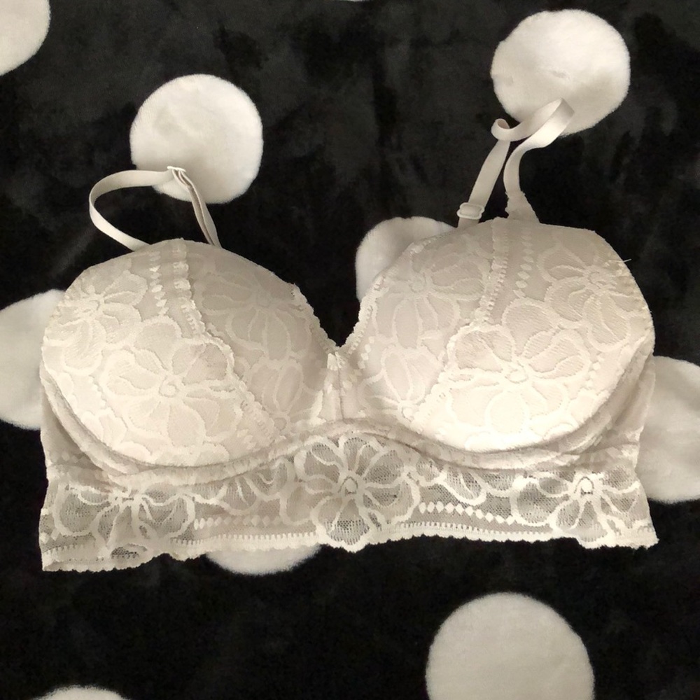 Pink push up bralette